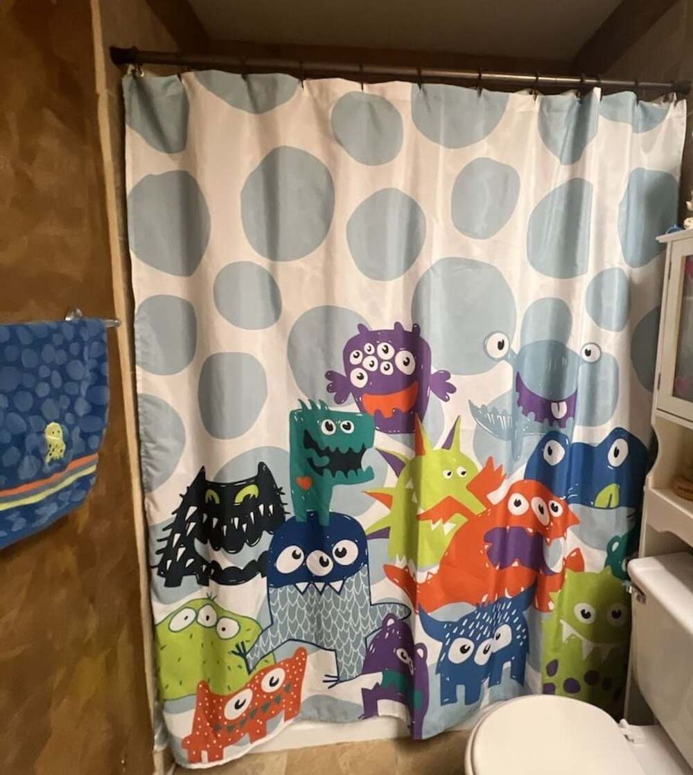 Circo Monsters Inc shower curtain